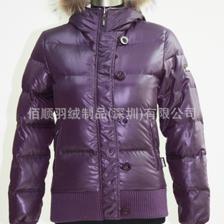 【制衣工厂生产批发供应外贸服装连帽毛条防水防寒保暖女装羽绒服81】价格,厂家,图片,服装加工,佰顺羽绒制品(深圳)-