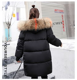 【2018定制加工秋冬新款女式羽绒服韩版时尚修身长款轻薄羽绒服】-