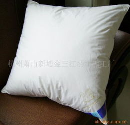 杭州萧山新塘金三江羽绒加工厂枕芯产品系列